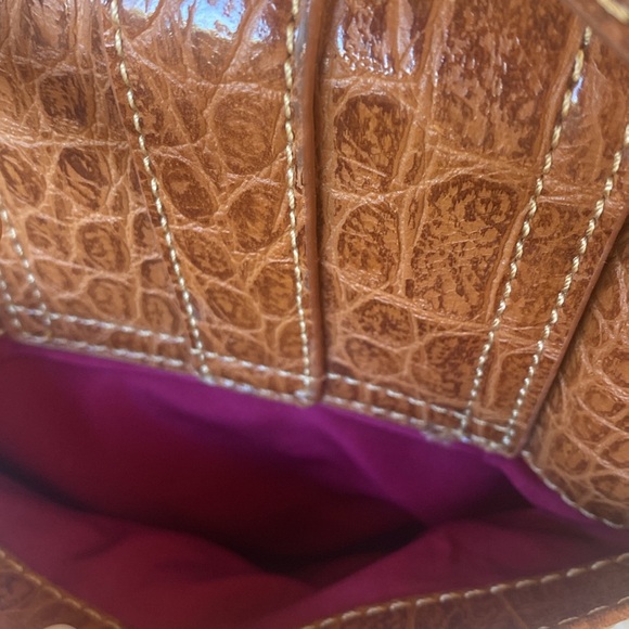 Nine West Purse NWT Cognac Can’t Stop Shopper crossbody shoulder bag - Picture 10 of 12